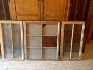 Before and midway finished